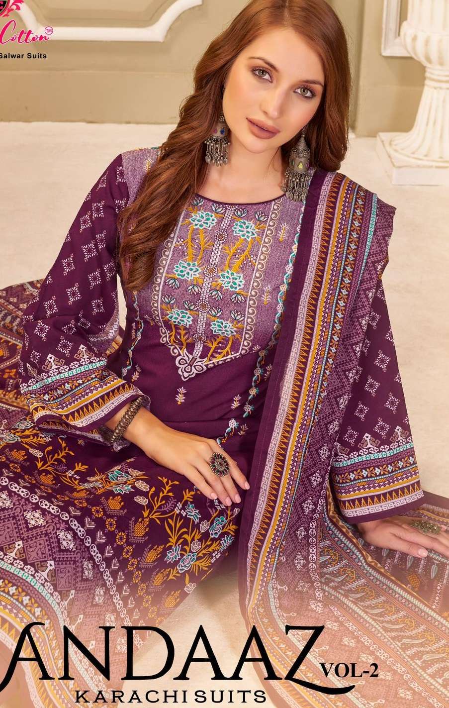 ANDAAZ KARACHI SUITS VOL 02 by Nafisha Cotton